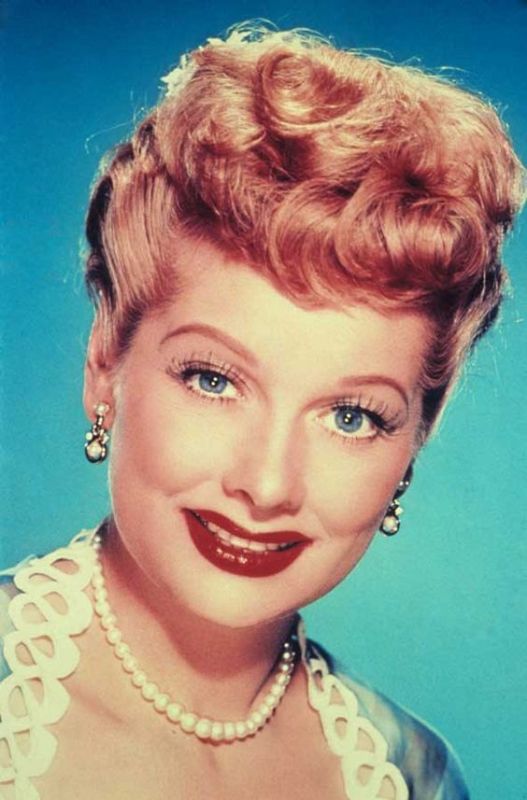 lucille ball tv legend portrait