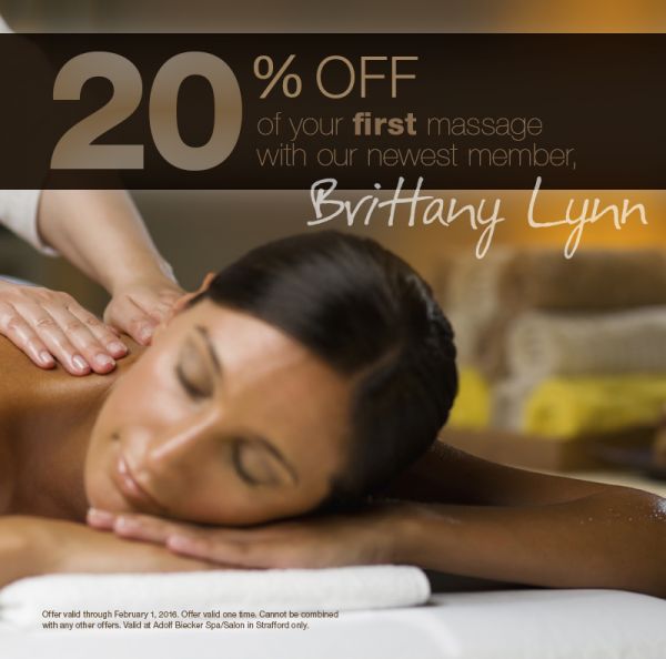 Offer valid through February 1, 2016. Offer valid one time. Cannot be combined with any other offers. Valid at Adolf Biecker Spa/Salon in Strafford only. - 8188_ab_new-mt_eblast-(1)