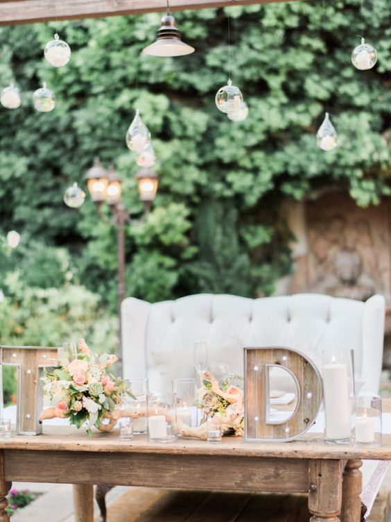 rustic wedding outdoor decoration